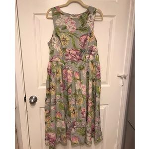 ASOS CURVE floral midi dress